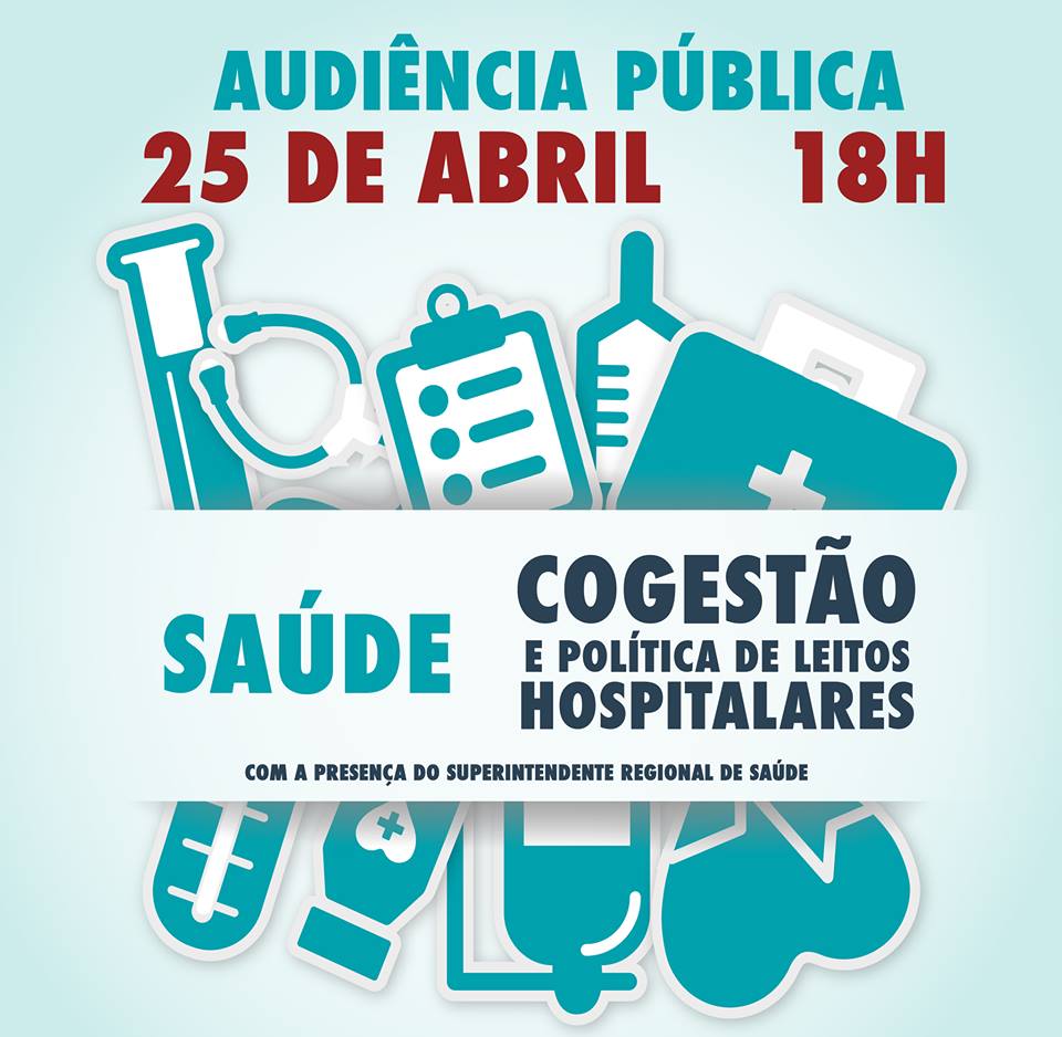 CÂMARA REALIZA AUDIÊNCIA NA ÁREA DA SAÚDE