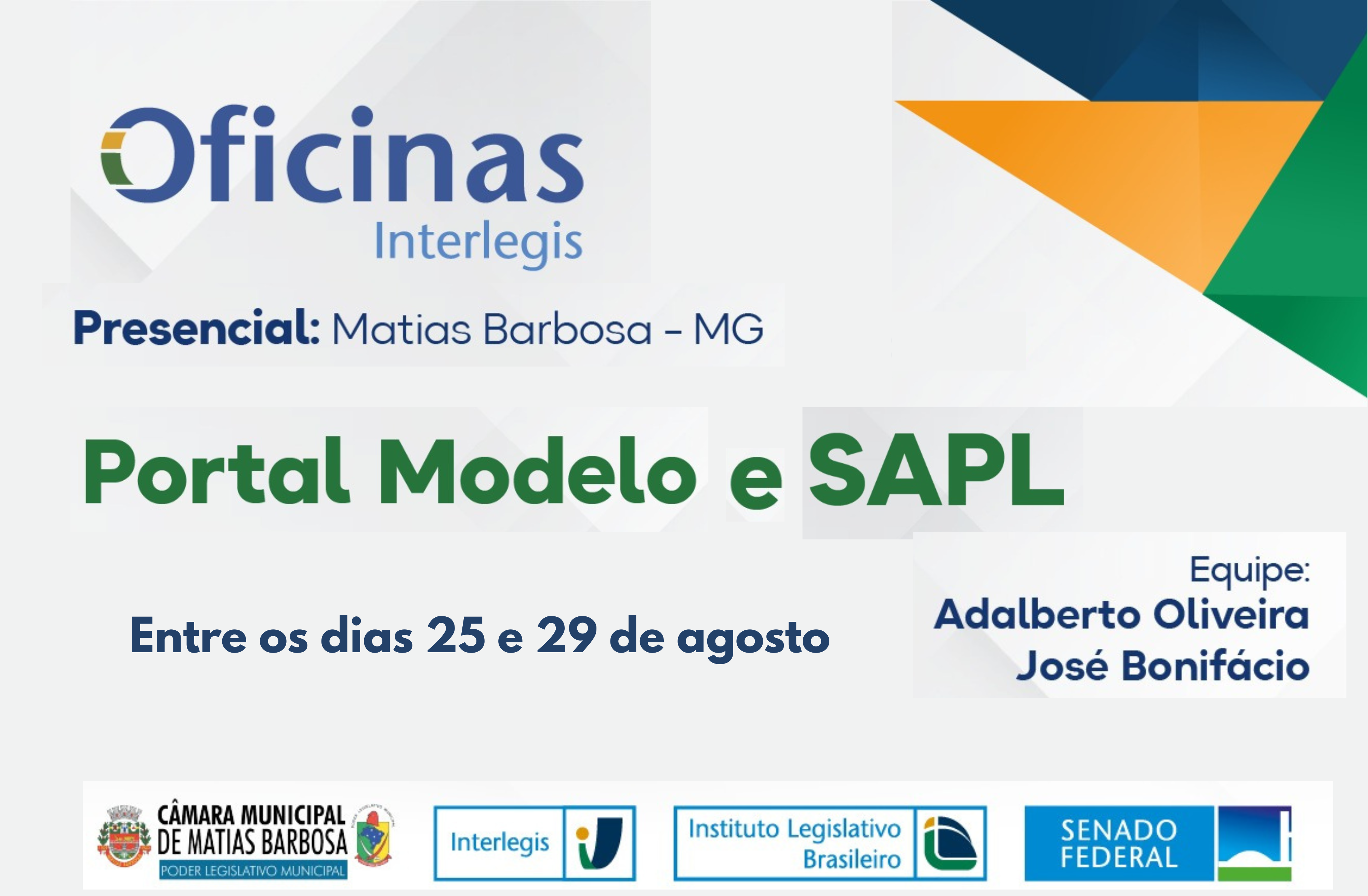 Câmara de Matias Barbosa sedia oficinas de capacitação tecnológica em parceria com o Interlegis