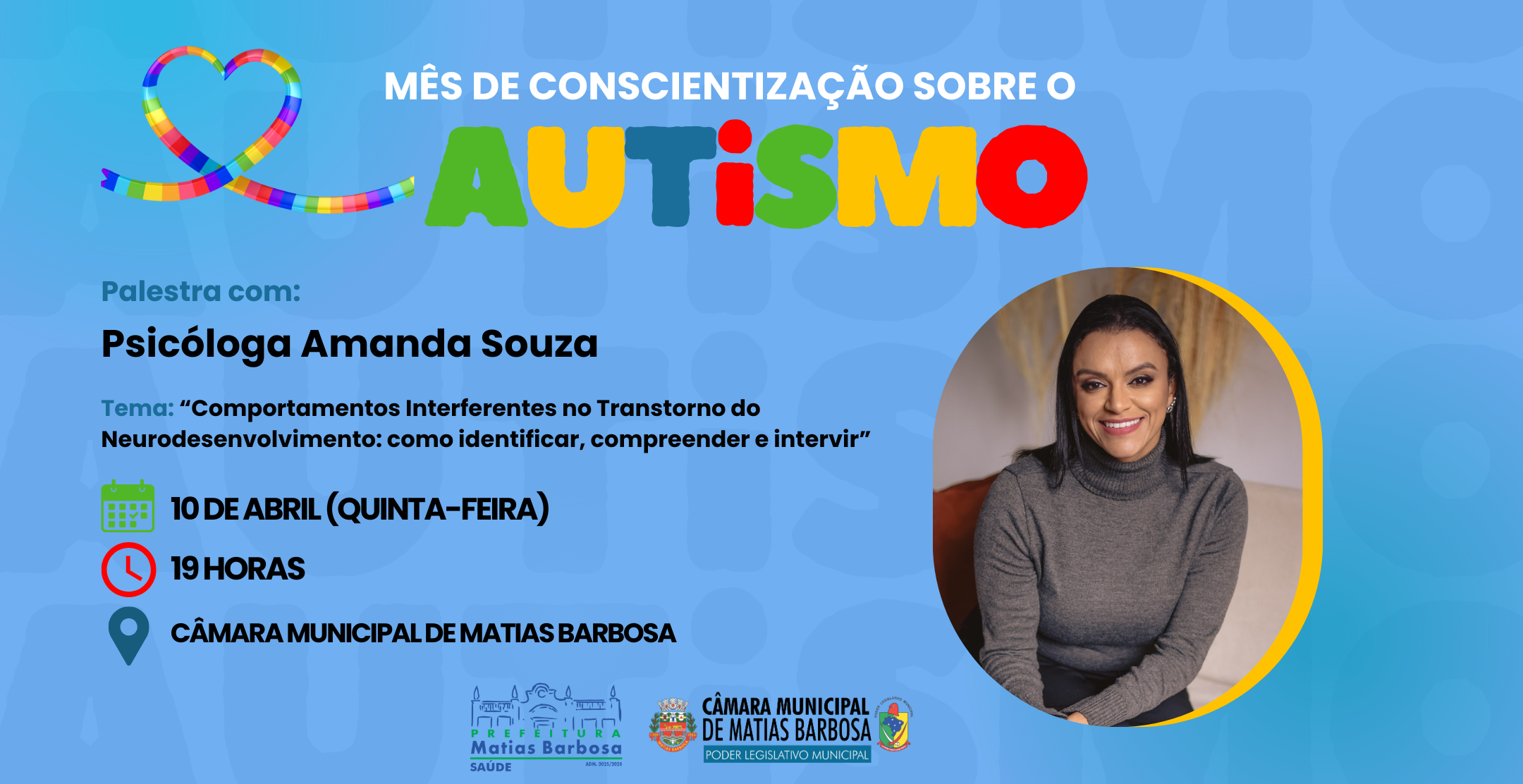 Câmara e Prefeitura Municipal realizam mais um evento no mês da conscientização sobre o autismo