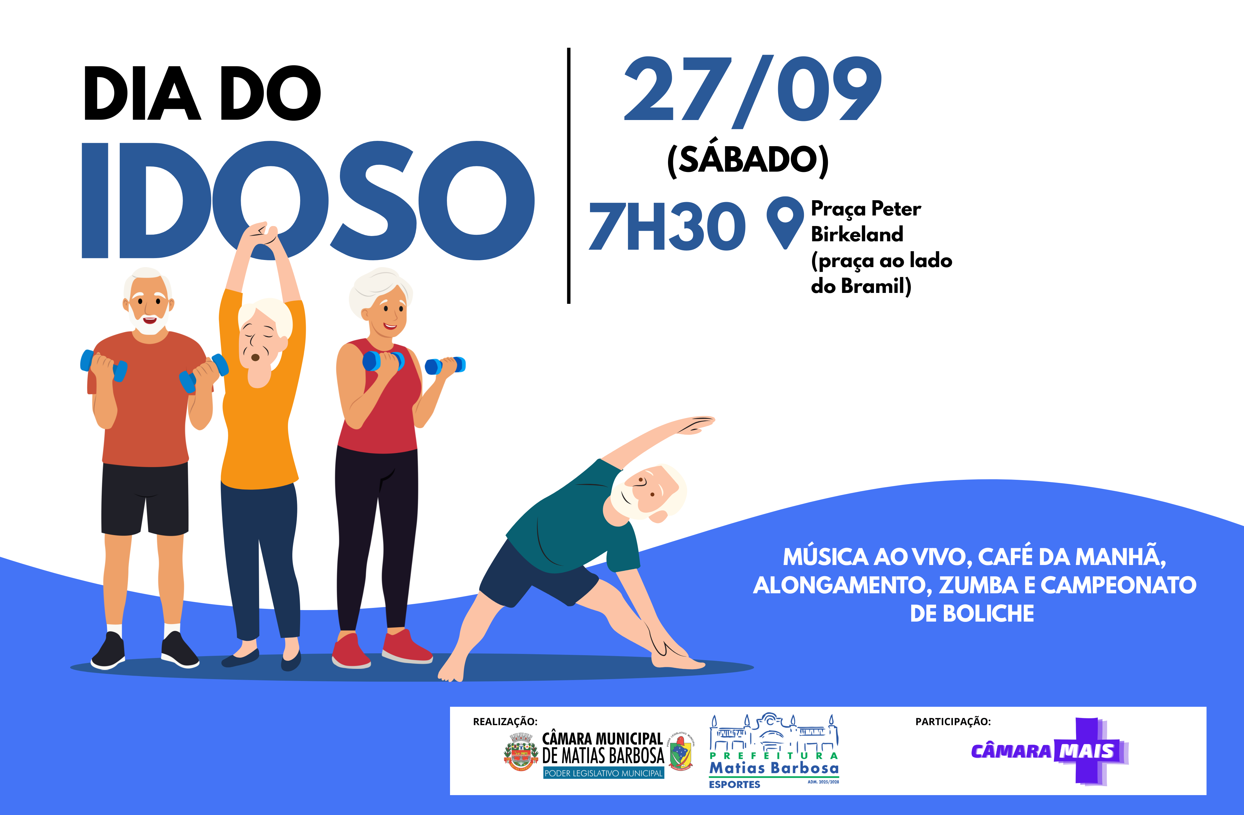 Câmara Municipal e Prefeitura realizam evento em homenagem ao Dia do Idoso
