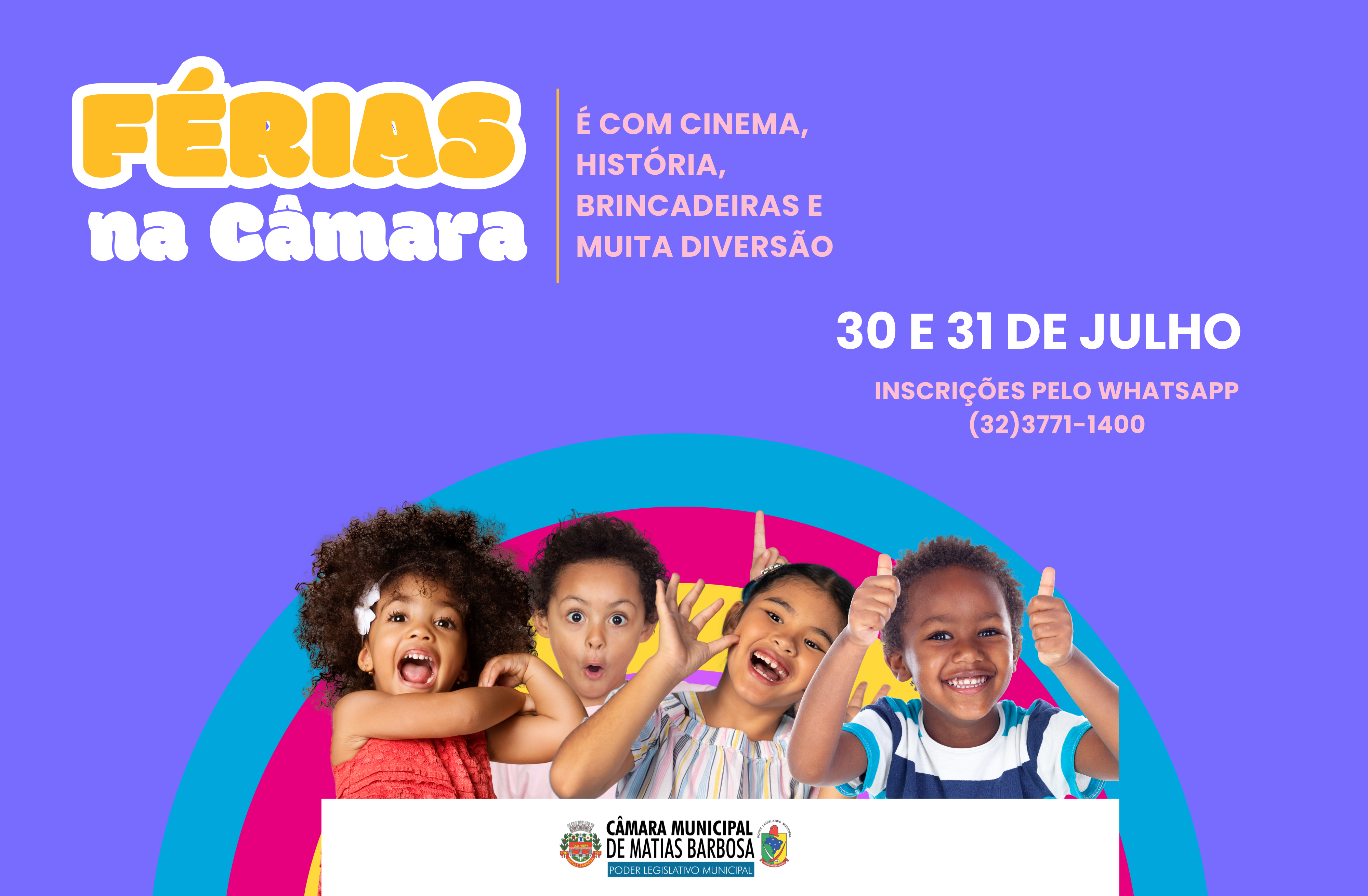 Câmara Municipal promove programação especial de férias 