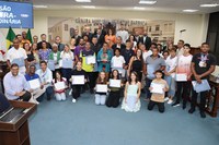 Câmara realiza solenidade de entrega de Moções de Aplausos