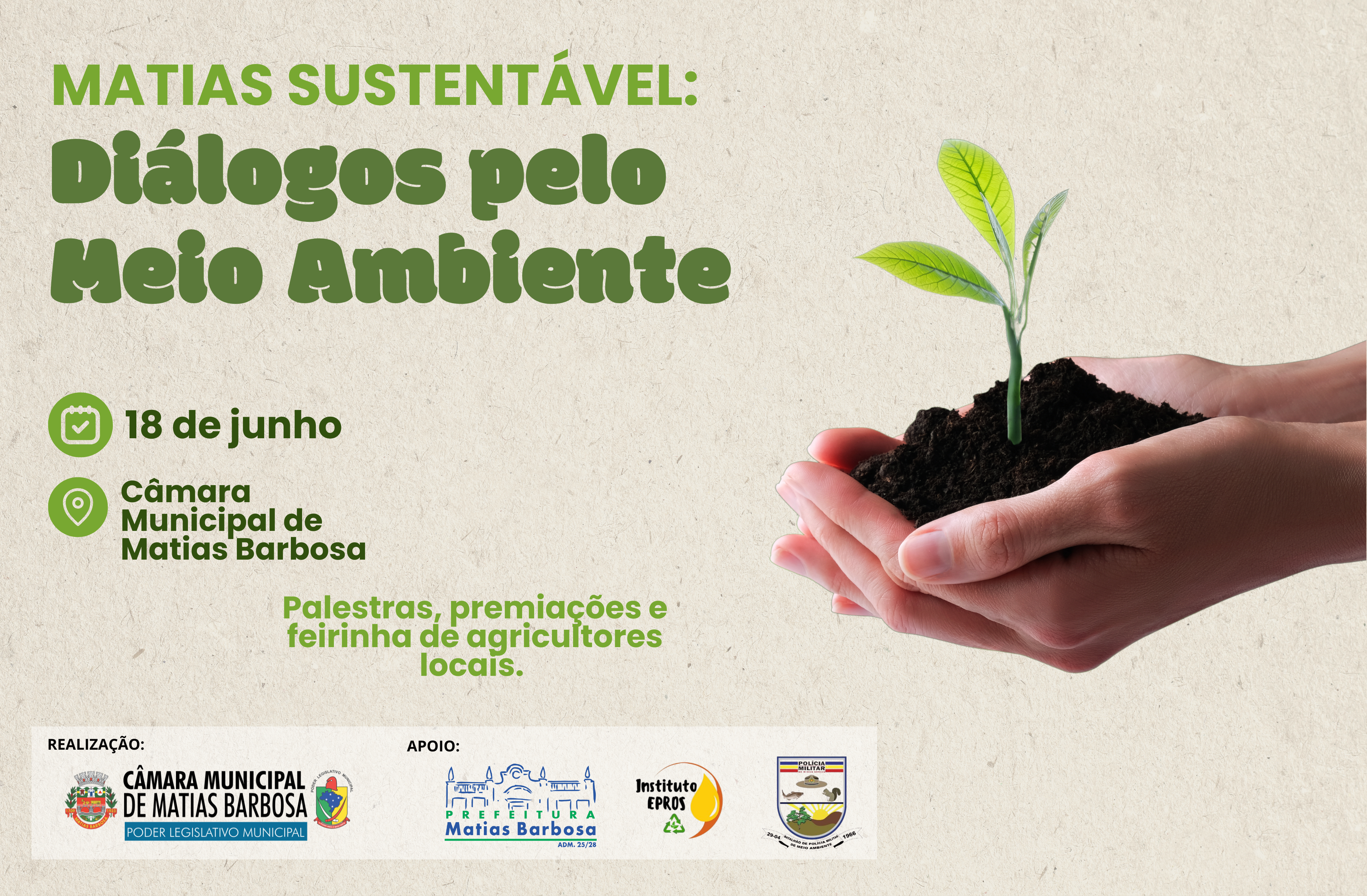 Evento “Matias sustentável: diálogos pelo meio ambiente” acontece na Câmara Municipal na próxima semana
