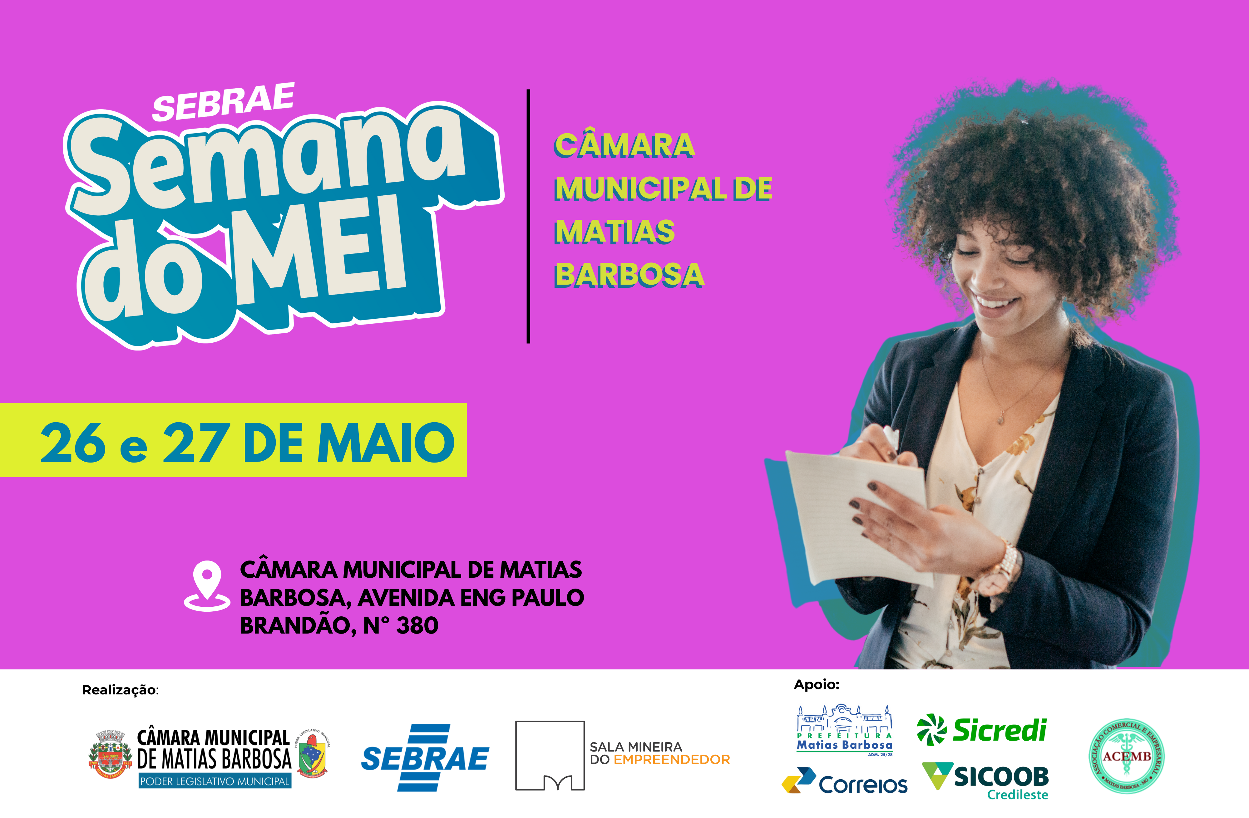 Semana do MEI na Câmara de Matias Barbosa promove capacitação e apoio a microempreendedores